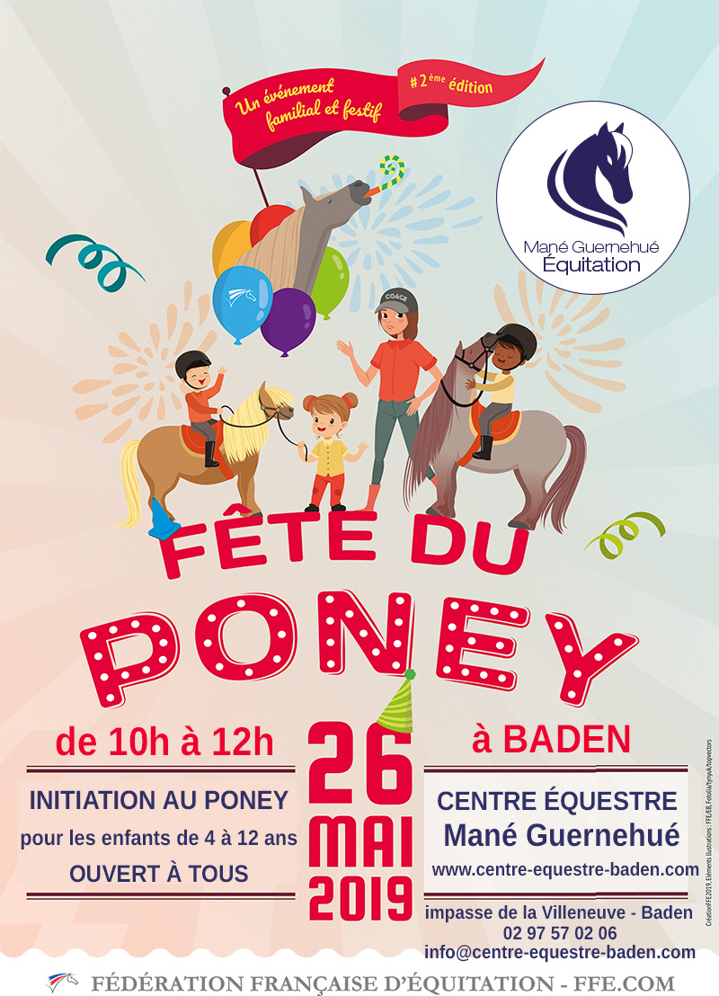 Fête du poney 2019 au centre équestre Mané Guernehué