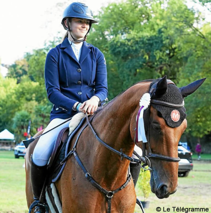 Faustine André équitation plaisir © Le Télégramme