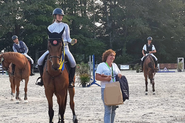 Faustine André au Grand Prix amateur Elite du Jump à Breizh Hennebont