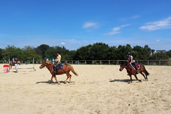 Au galop dans la carrière