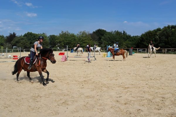 Au galop dans la carrière