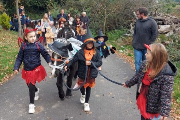 Fête d'Halloween au centre équestre Mané Guernehué