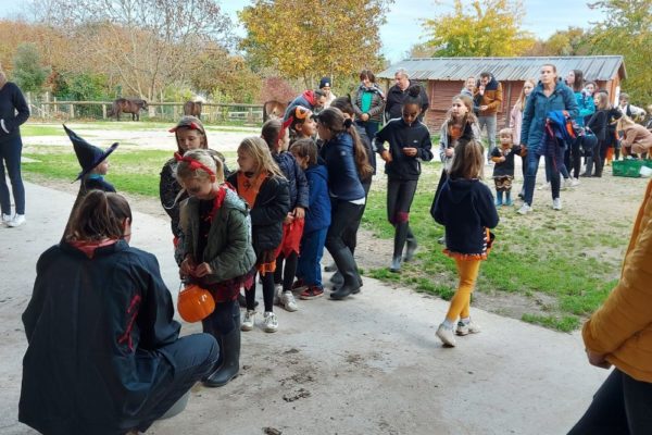 Fête d'Halloween au centre équestre Mané Guernehué