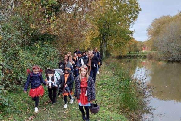 Fête d'Halloween au centre équestre Mané Guernehué