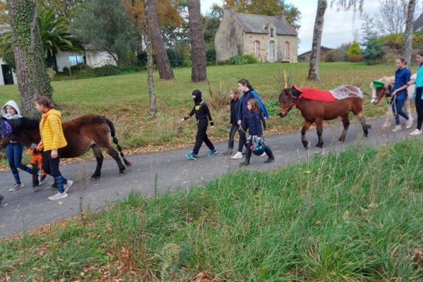 Fête d'Halloween au centre équestre Mané Guernehué