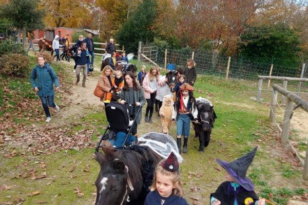 Fête d'Halloween au centre équestre Mané Guernehué