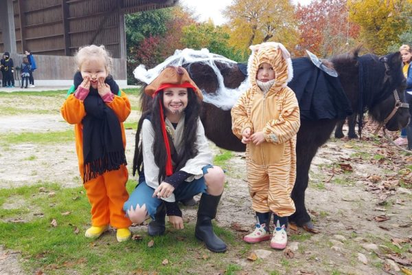 Fête d'Halloween au centre équestre Mané Guernehué