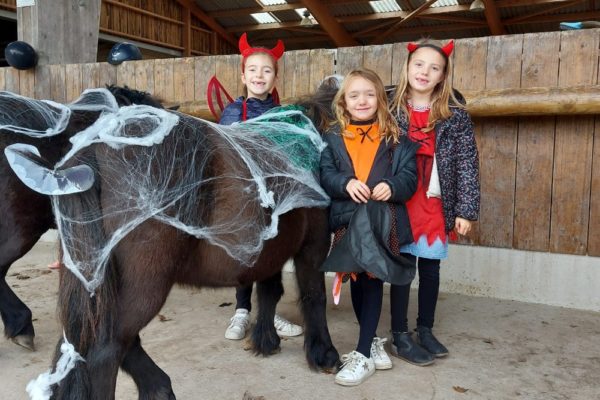 Fête d'Halloween au centre équestre Mané Guernehué