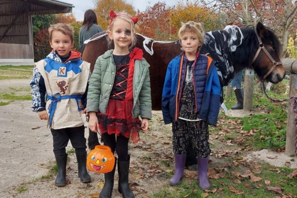 Fête d'Halloween au centre équestre Mané Guernehué