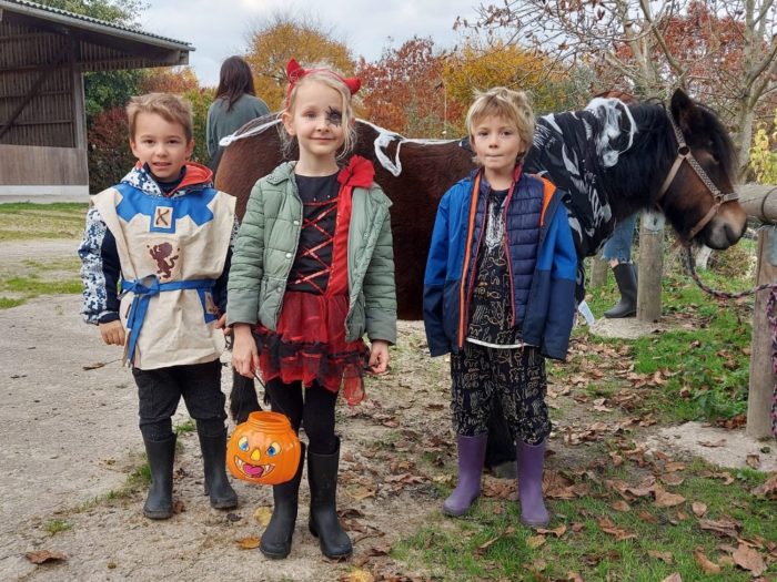 Fête d'Halloween au centre équestre Mané Guernehué